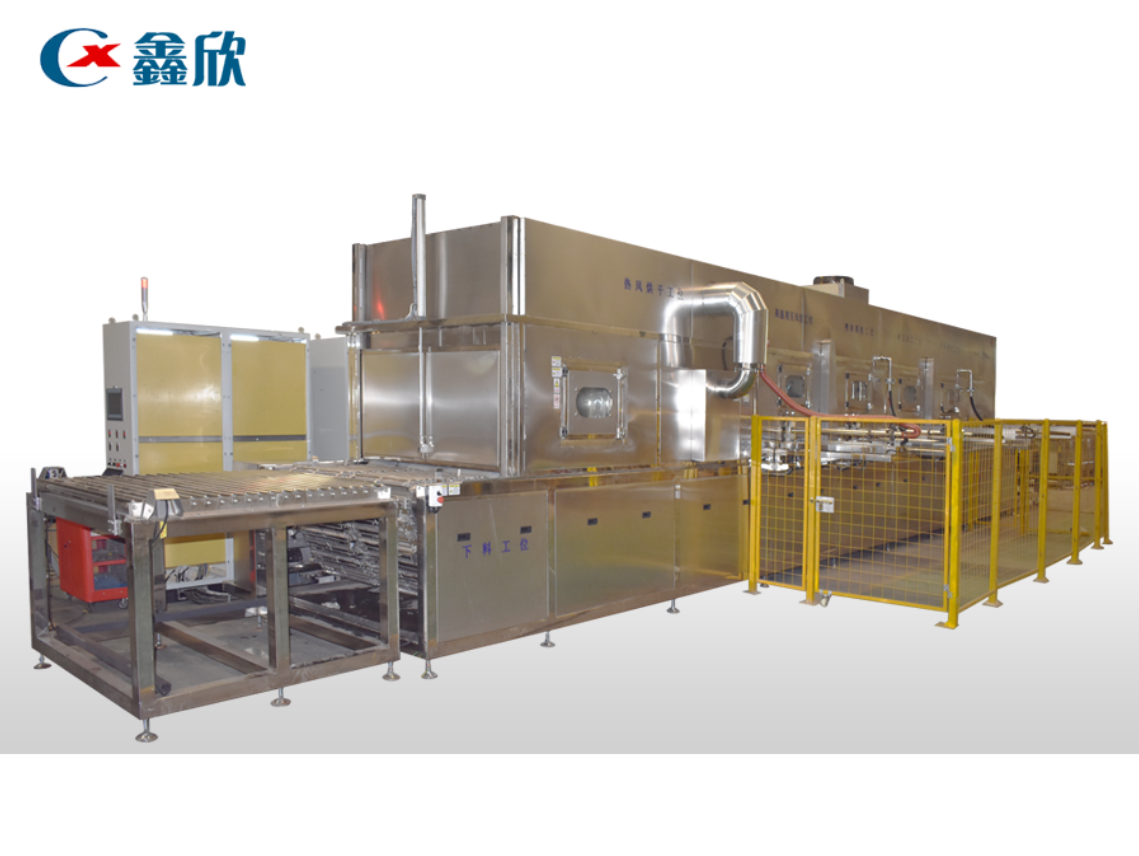 橋殼全自動噴淋清洗烘干機